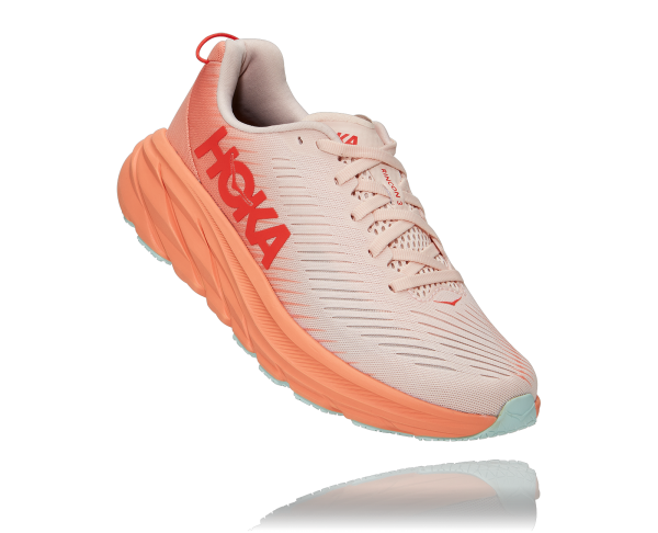 HOKA RINCON 3 W SHELL CORAL/PEACH PARFAIT