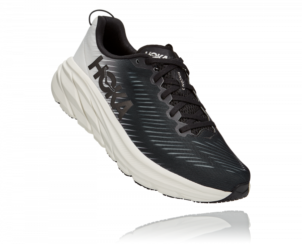 HOKA RINCON 3 WIDE BLACK / WHITE