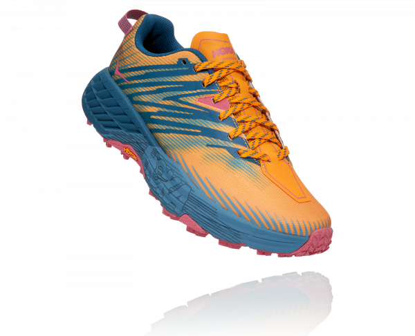 HOKA SPEEDGOAT 4 W SAFFRON / PROVINCIAL BLUE