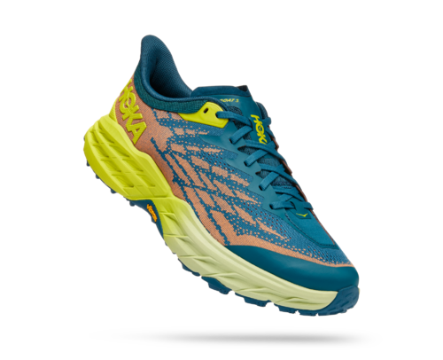 HOKA SPEEDGOAT 5 WIDE BLUE CORAL / EVENING PRIMROSE