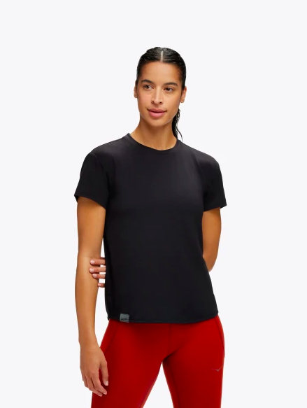 HOKA W HOKA ESSENTIAL TEE Black