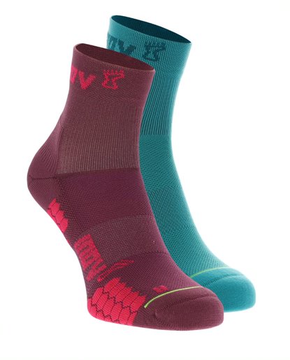 INOV-8 TRAILFLY SOCK MID teal/purple