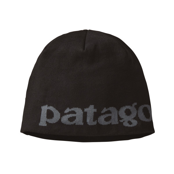 PATAGONIA Beanie Hat Logo Black