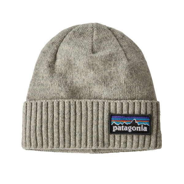 PATAGONIA Brodeo Beanie P-6 Logo: Drifter Grey