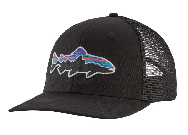 PATAGONIA Fitz Roy Trout Trucker Hat Black