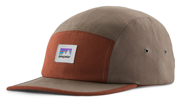 PATAGONIA Graphic Maclure Hat Shop Sticker: Marlow Brown
