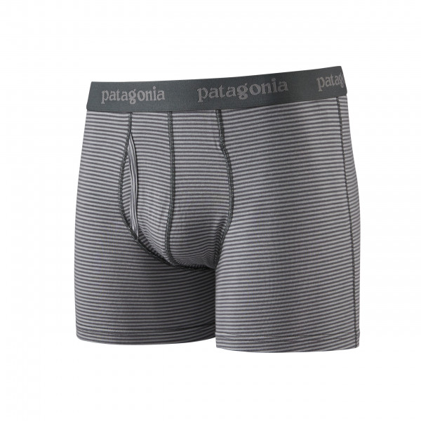 PATAGONIA Men's Essential Boxer Briefs - 3" Fathom: Forge Grey
