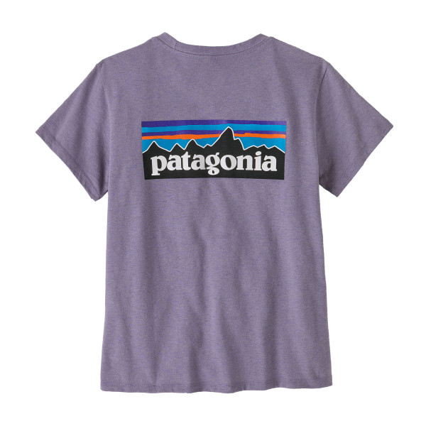 PATAGONIA Women's P-6 Logo Responsibili-Tee® Concrete Purple