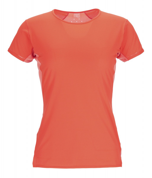 RAB SONIC ULTRA TEE DÁMSKÉ TRIKO Red Grapefruit/Reef