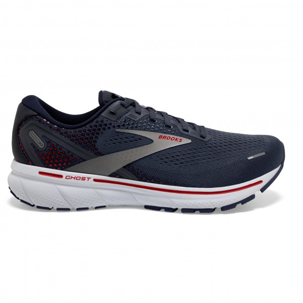 XXX BROOKS Ghost 14 Vivid Peacoat/India Ink/High Risk Red