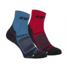 XXX INOV-8 RACE ELITE PRO SOCK red/black + blue/black